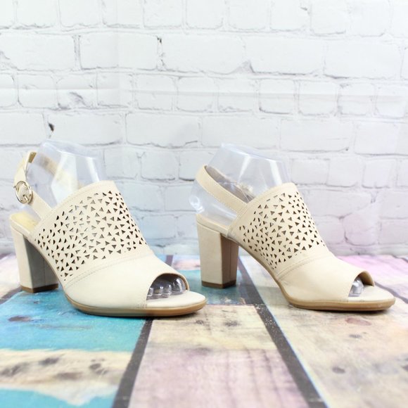 NATURALIZER Lennie 2 Slingback Heeled Sandal 7 M - Picture 3 of 9